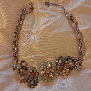 Talbots Jeweled Bib Necklace